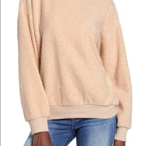 SOCIALITE Teddy Mock Neck Sweatshirt